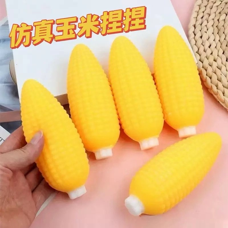 סקוושי נידו ״קצף״ בצורת תירס - Corn Squeeze Toy להפגת מתחים